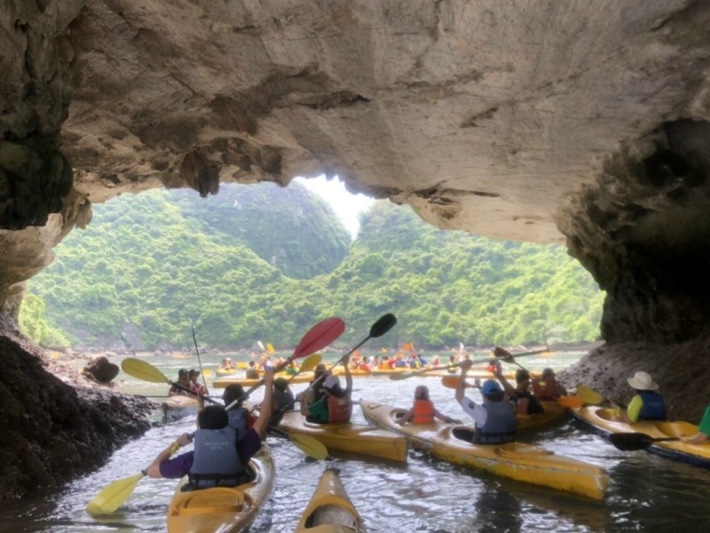 Kayaking Adventure in Ha Long Bay Kayaking adventure through Ha Long Bay’s iconic caves