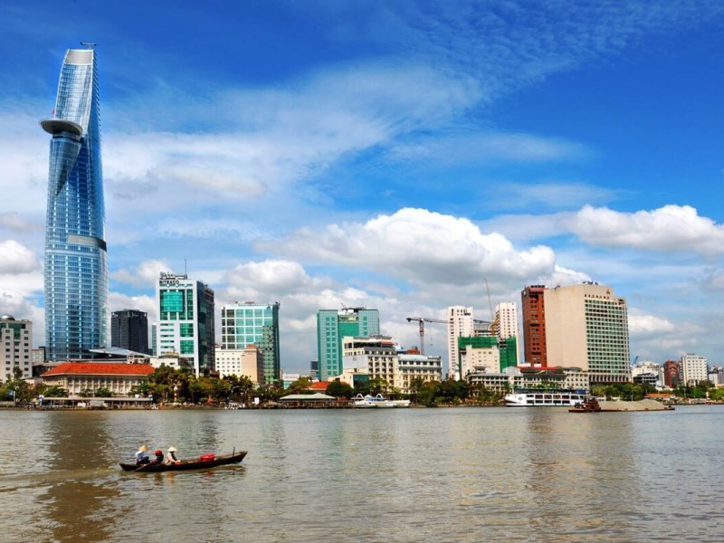Skyline of District 1, Ho Chi Minh City Skyline of District 1 in Ho Chi Minh City
