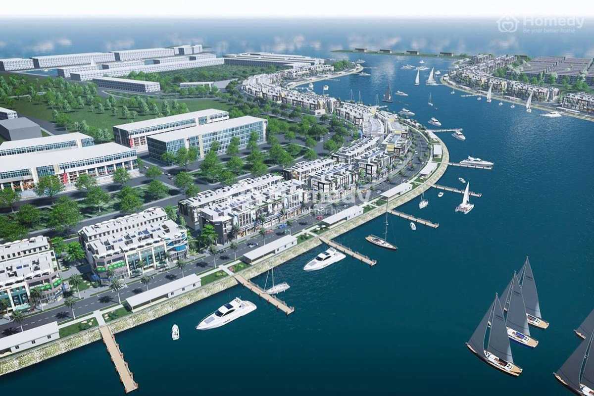 Sailing yachts and leisure boats at the marina of Tuan Chau Harbor Halong, ideal for recreational sailing.