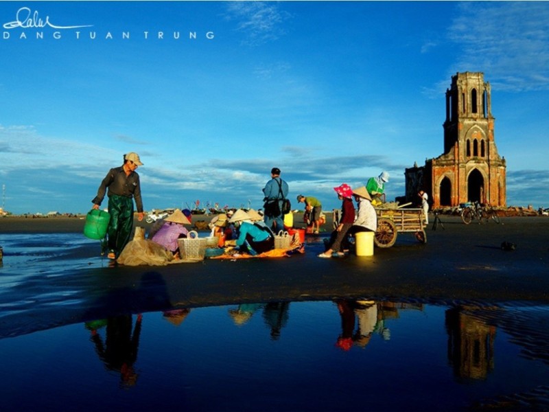 Fishing Community at Hai Ly Church Ruins Nam Dinh
