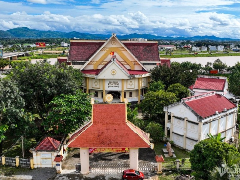 Kon Tum Museum of Cultural Heritage The entrance to the Kon Tum Museum of Cultural Heritage