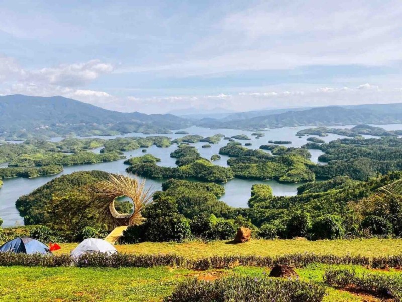 Ta Dung National Park in Dak Nong Expansive view of Ta Dung National Park in Dak Nong