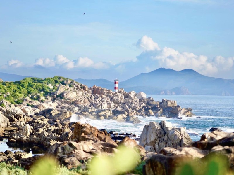 Van Hoa Plateau - Scenic Highland of Phu Yen Van Hoa Plateau in Phu Yen, covered in lush greenery with rolling fog, offering breathtaking views.