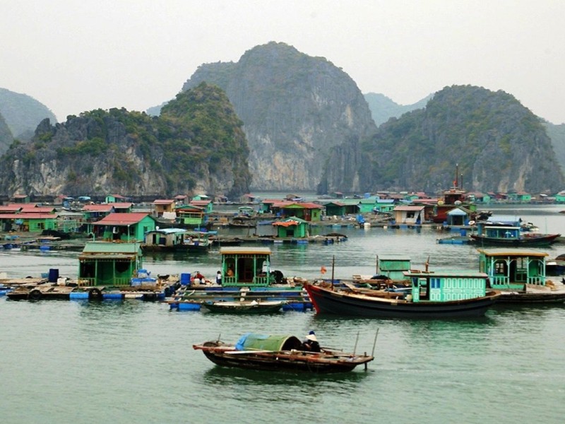 Local Culture at Cua Van Village Cua Van Fishing Village in Ha Long Bay